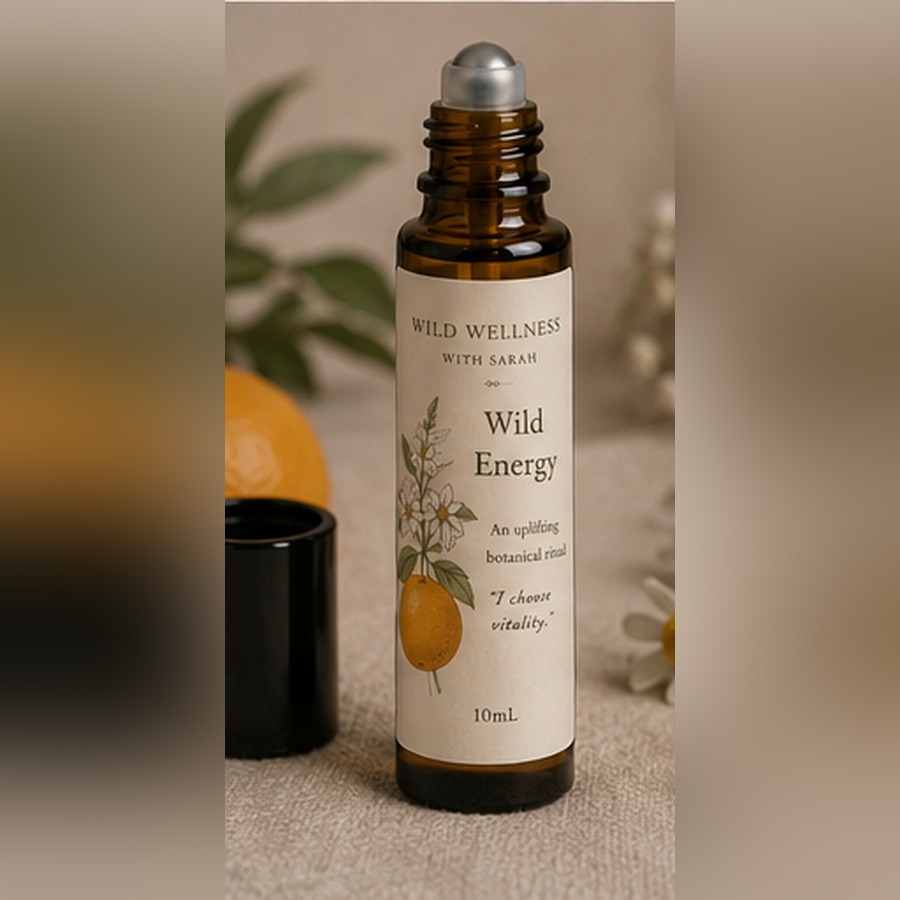 Wild Energy — 10ml botanical oil roller Wild Wellness botanical roller blends
