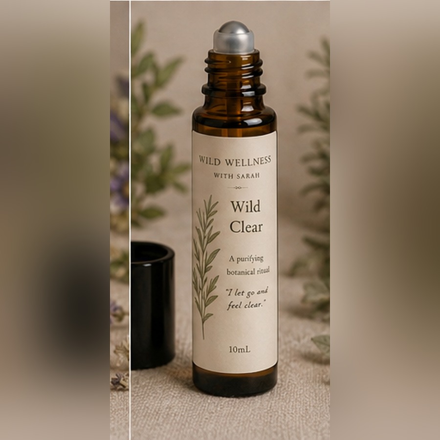 Wild Clear — 10ml botanical oil roller Wild Wellness botanical roller blends